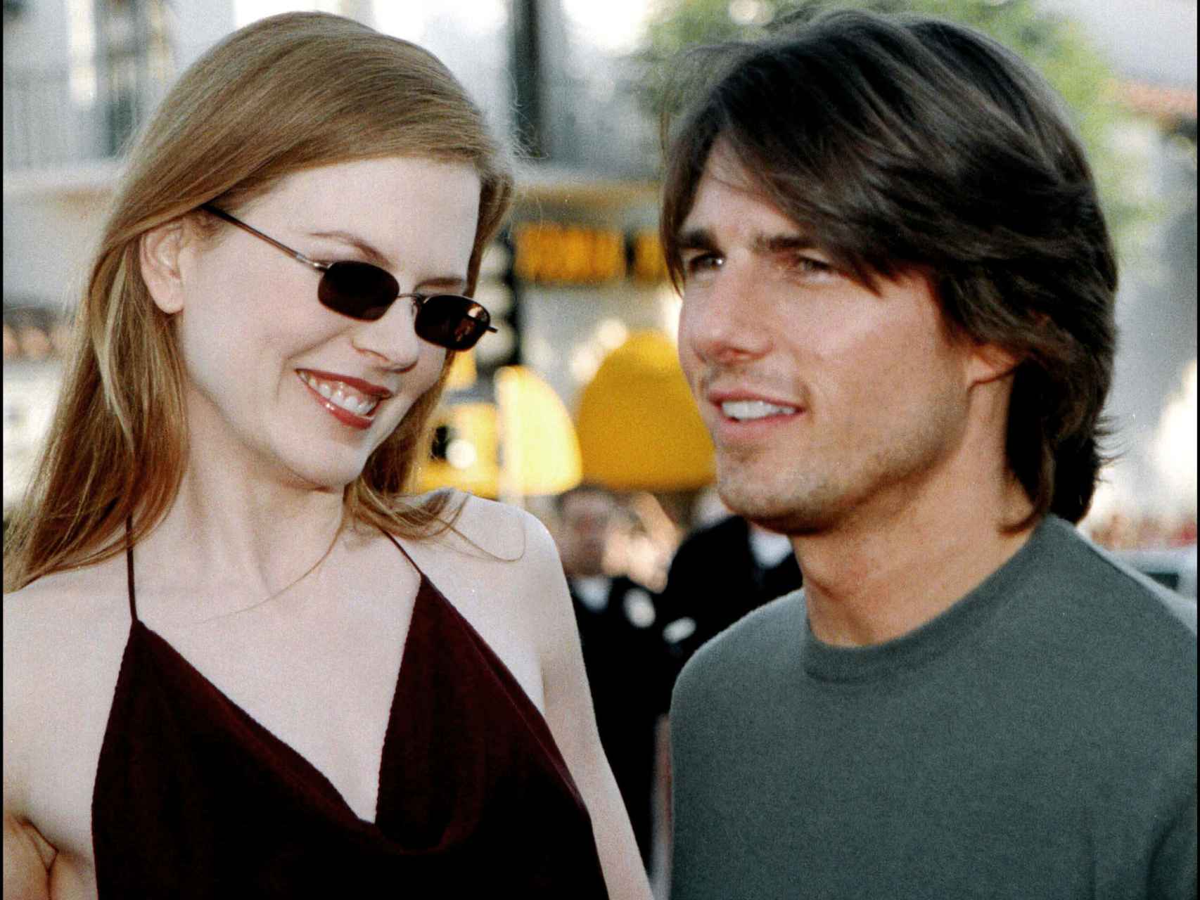 Nicole Kidman y Tom Cruise, cuando eran pareja.