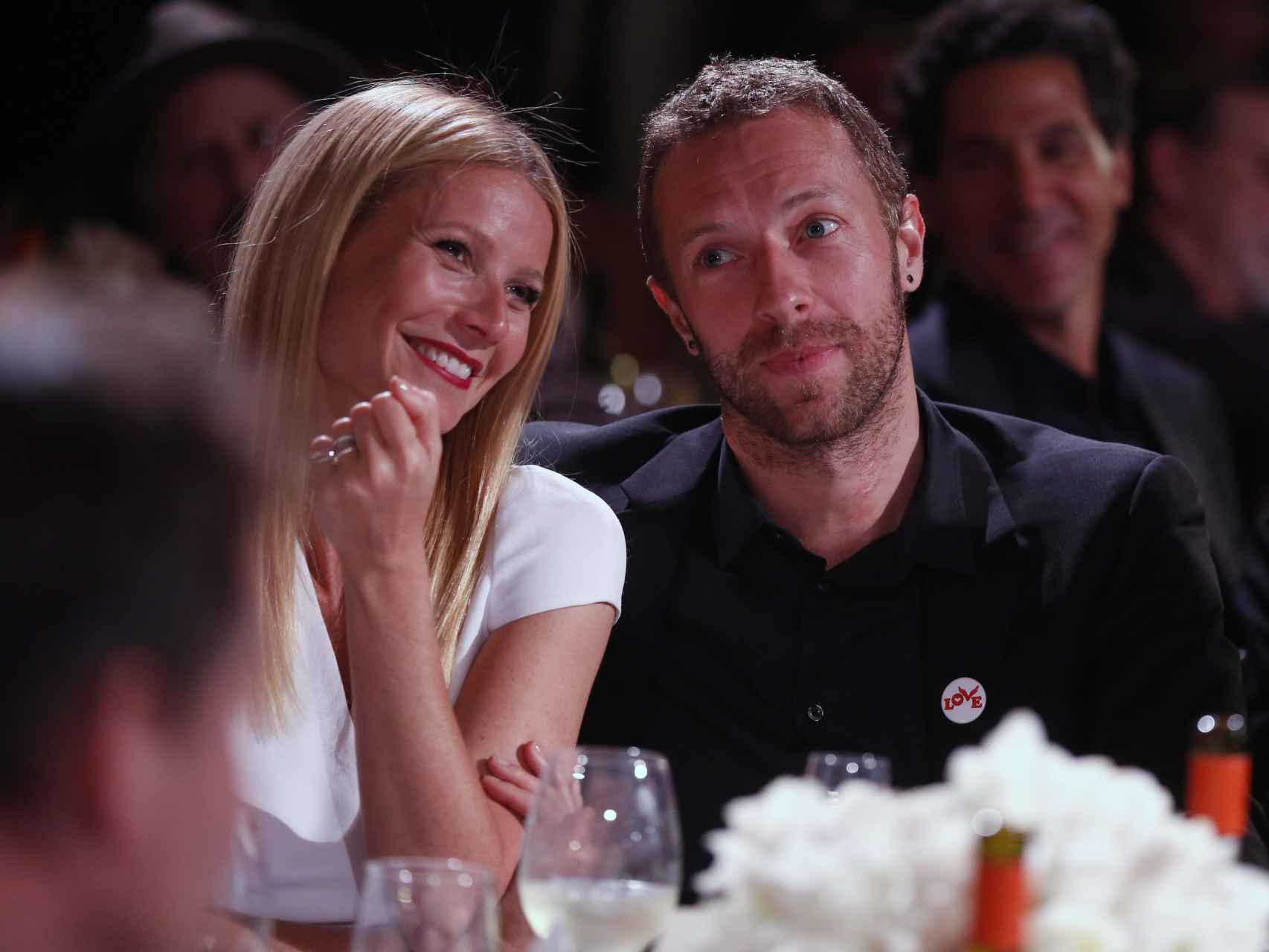 Chris Martin y Gwyneth Paltrow cuando eran pareja.