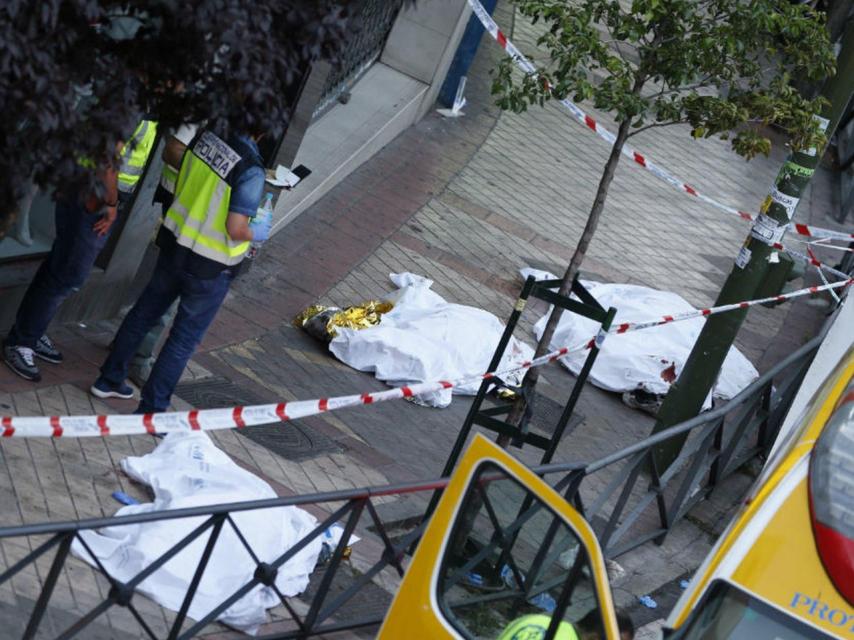 Tres personas fueron asesinadas en junio, presuntamente a manos de sicarios, en un despacho de abogados del barrio madrileño de Usera.