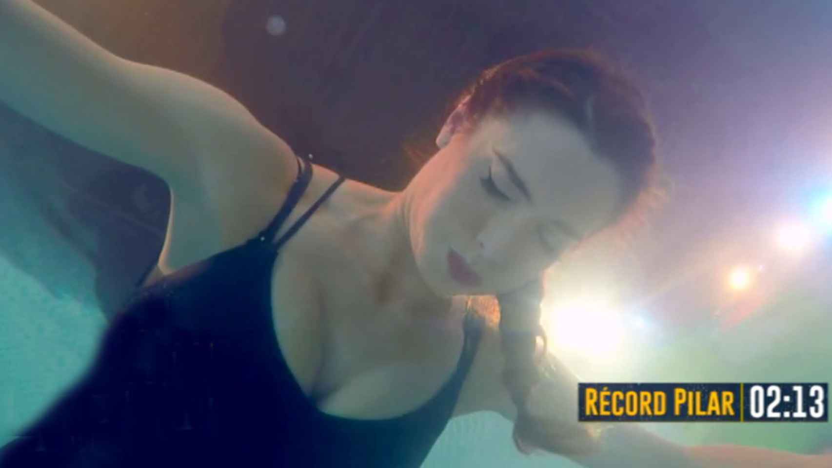Pilar Rubio, a punto de ahogarse en su récord de apnea en 'El Hormiguero'