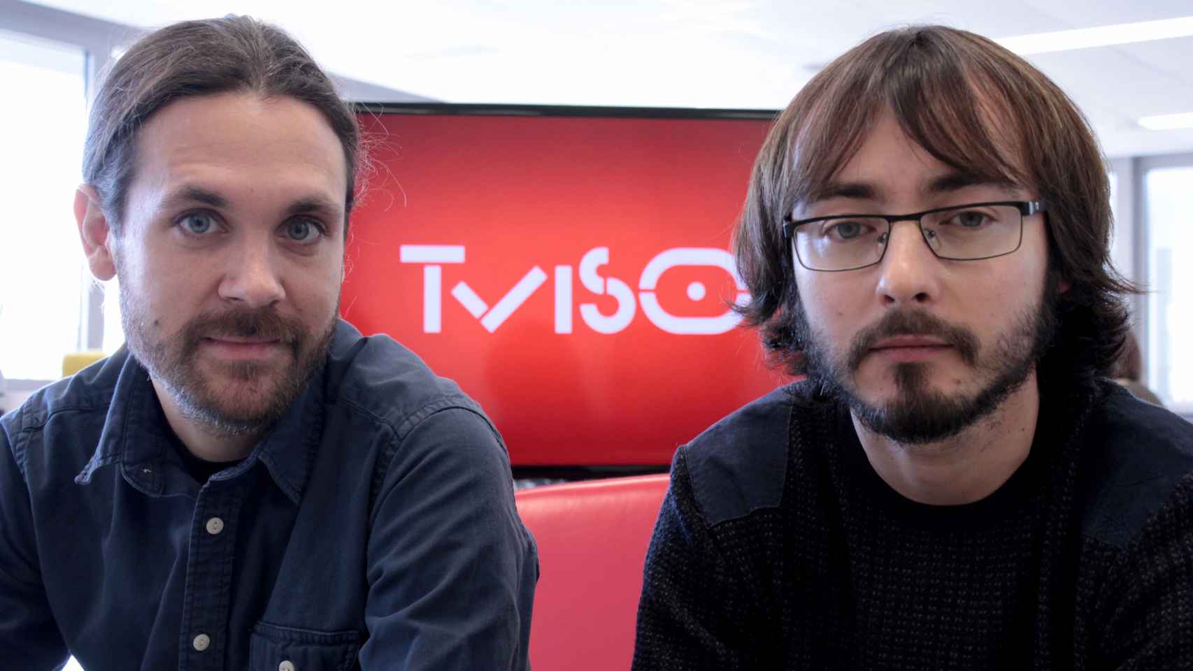 Andreu y Oriol, dos de los fundadores de Tviso.