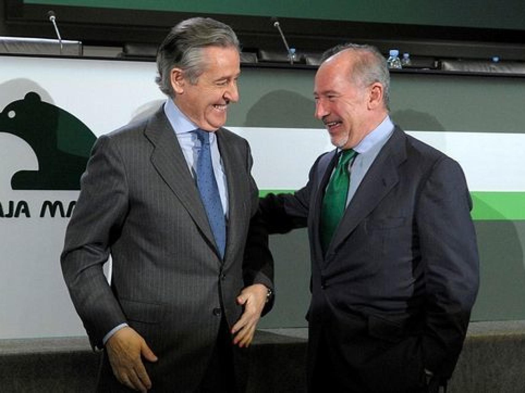 Blesa y Rato, el día en que el segundo fue nombrado presidente de Cajamadrid