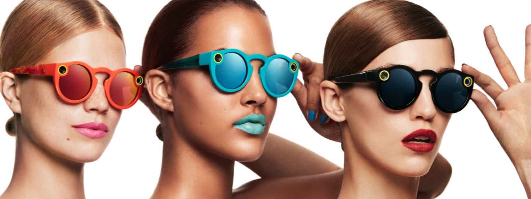 Los colores de las gafas con cámara para Snapchat.