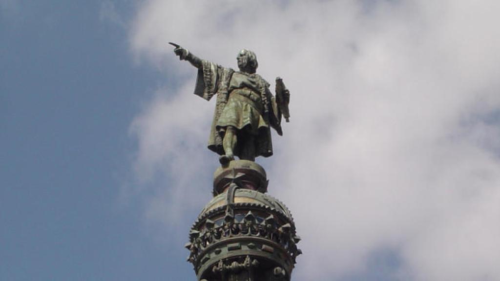 Estatua de Colón en Barcelona