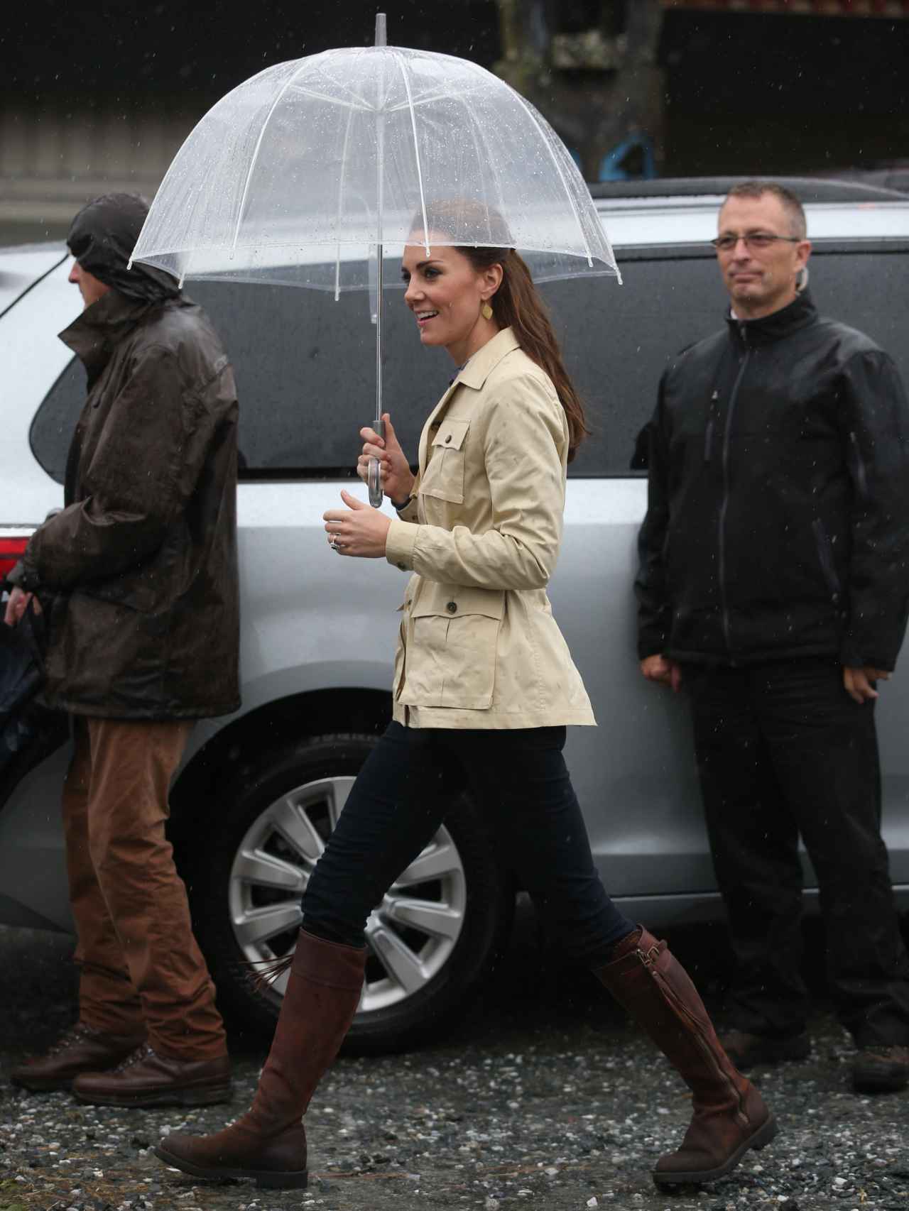 La duquesa de Cambridge, durante uno de sus paseos por las calles de Vancouver.