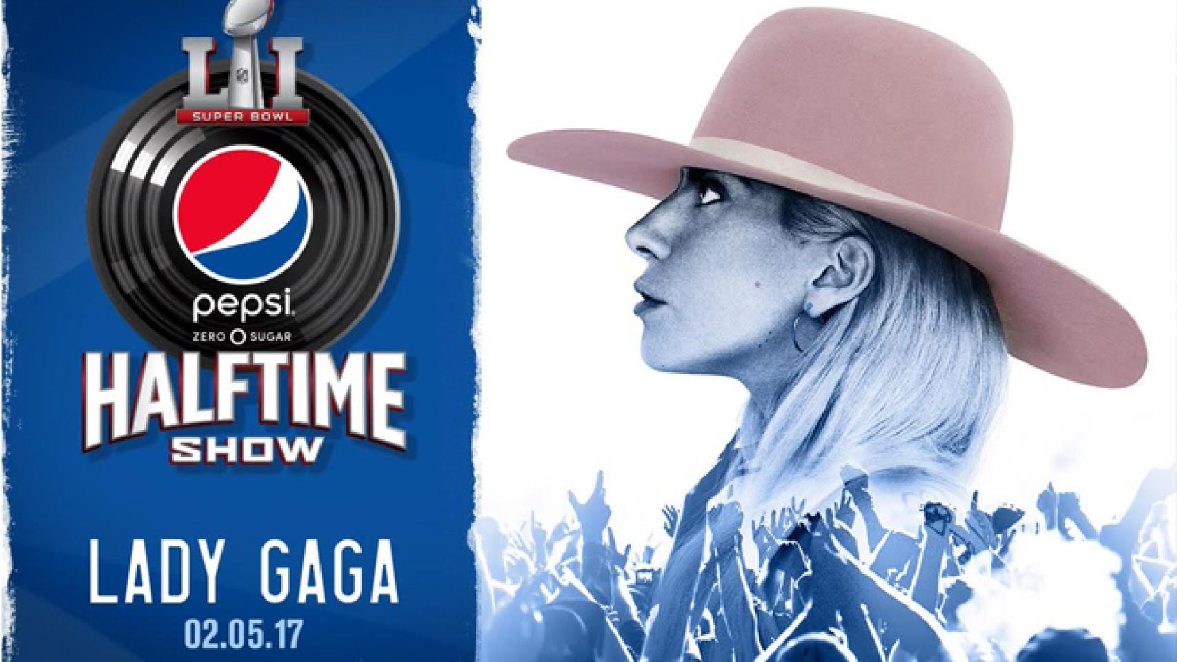 Lady Gaga actuará en el descanso de la Super Bowl 2017