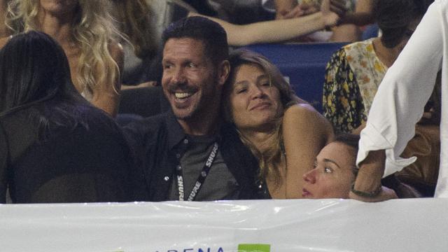 El ‘Cholo’ Simeone y Carla Pereira