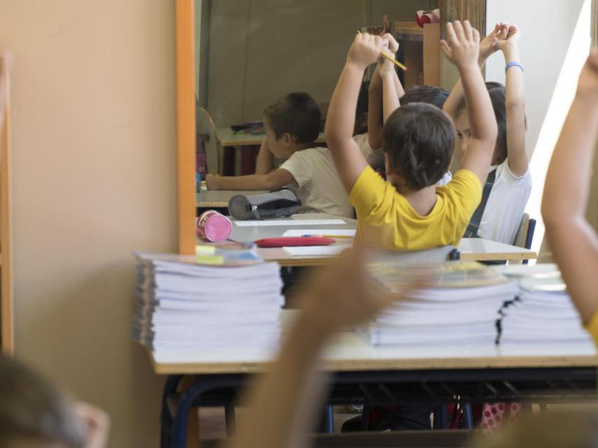 Los alumnos del instituto madrileño en el que se ha puesto el programa educativo.