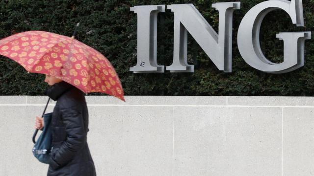 Una sucursal del banco ING.