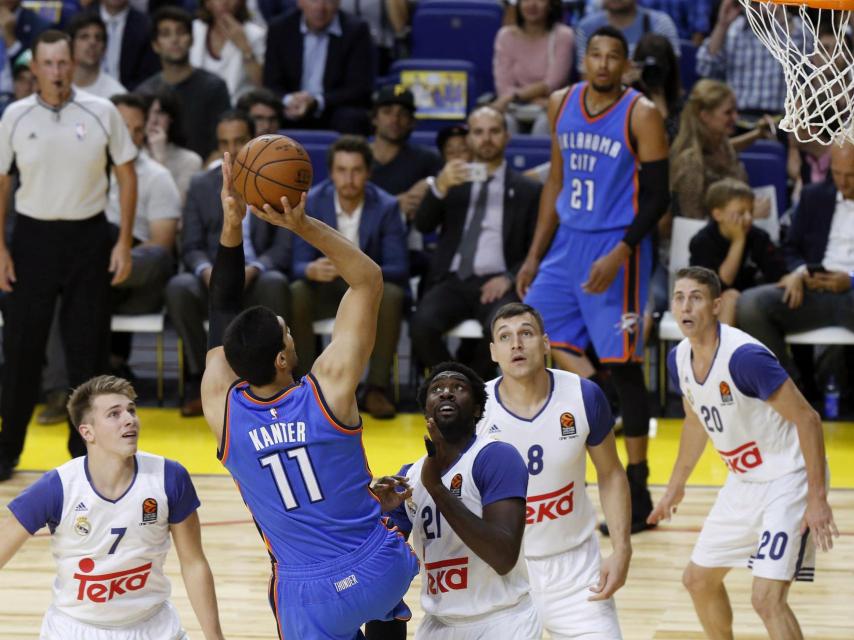 Kanter lanza en el Madrid-Thunder.