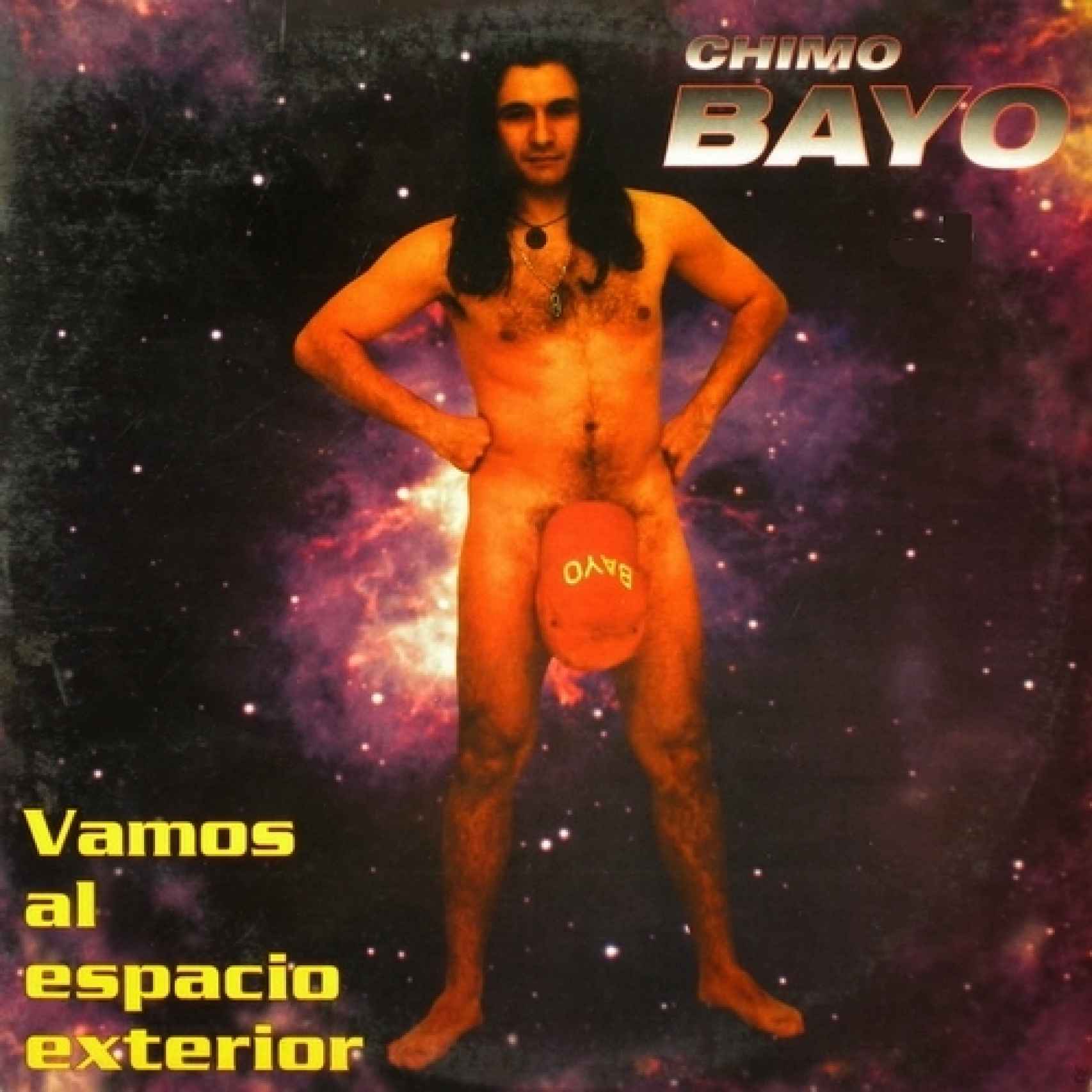 Portada del disco de Chimo Bayo Vamos al espacio exterior.
