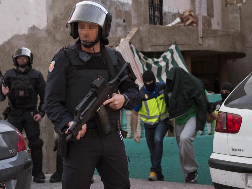 Operación policial contra una red yihadista en la Ciudad Autónoma de Melilla.