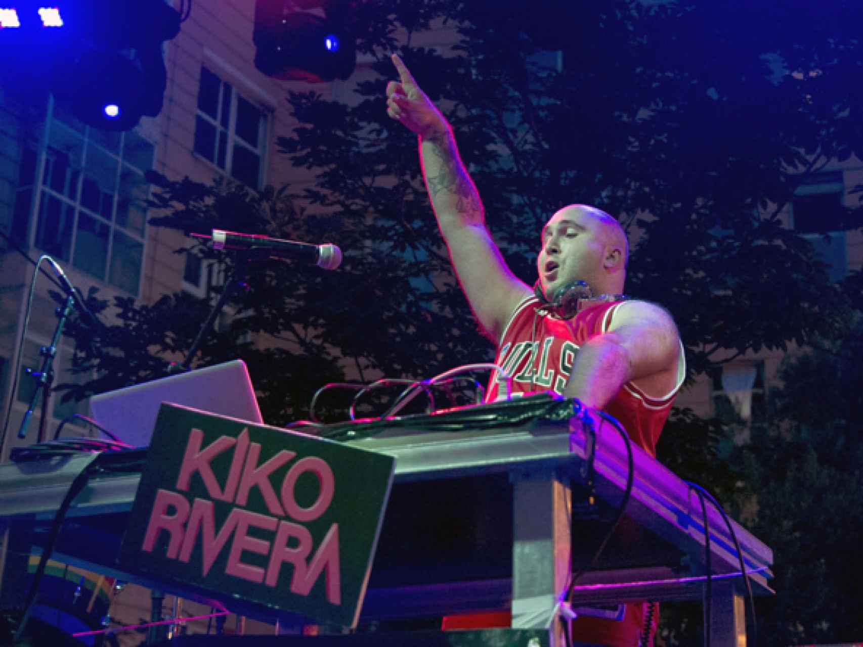 Kiko Rivera en una de sus sesiones como DJ