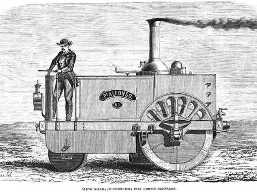 El locomóvil Castilla de 1861.