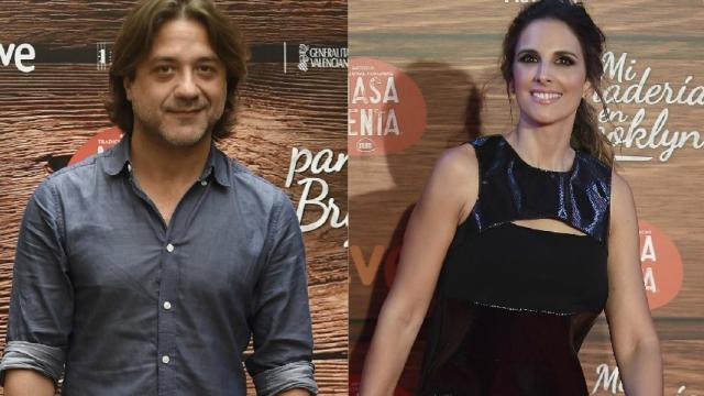 Enrique Arce y Nuria Fergó, durante un estreno hace unas semanas.