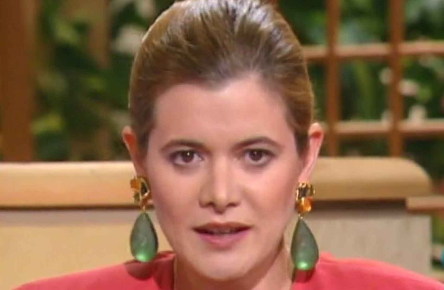 La doctora Elena Ochoa, en 1990, con su programa Hablemos de sexo.