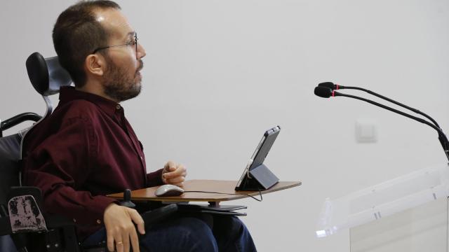 El portavoz de Podemos en Aragón, Pablo Echenique.