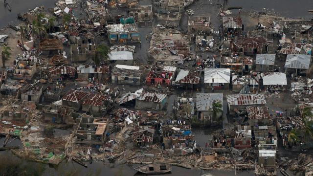 Así quedó la ciudad de Corail tras el paso del huracán