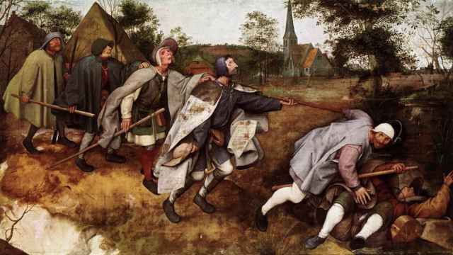 Parábola de los Ciegos. Pintura de Breughel el Viejo
