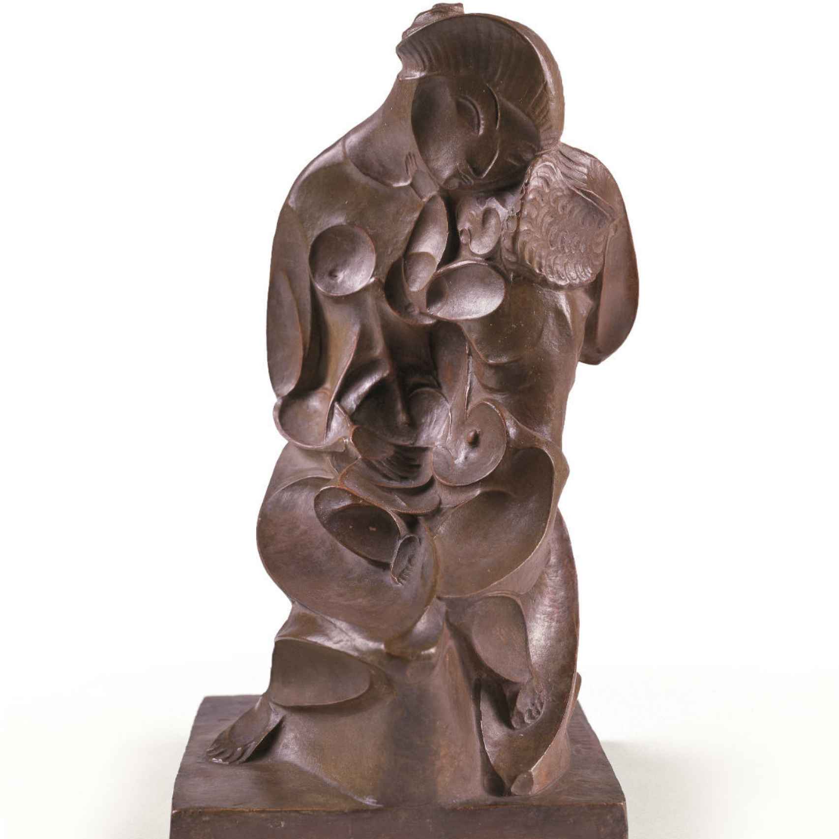 'Maternidad en hueco' (1922), escultura de Pablo Gargallo.