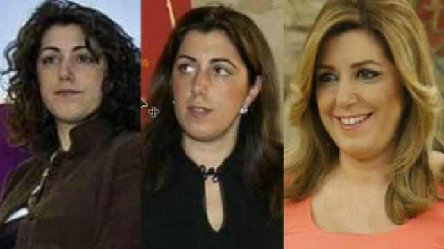 Susana Díaz en diferentes momentos de su vida.