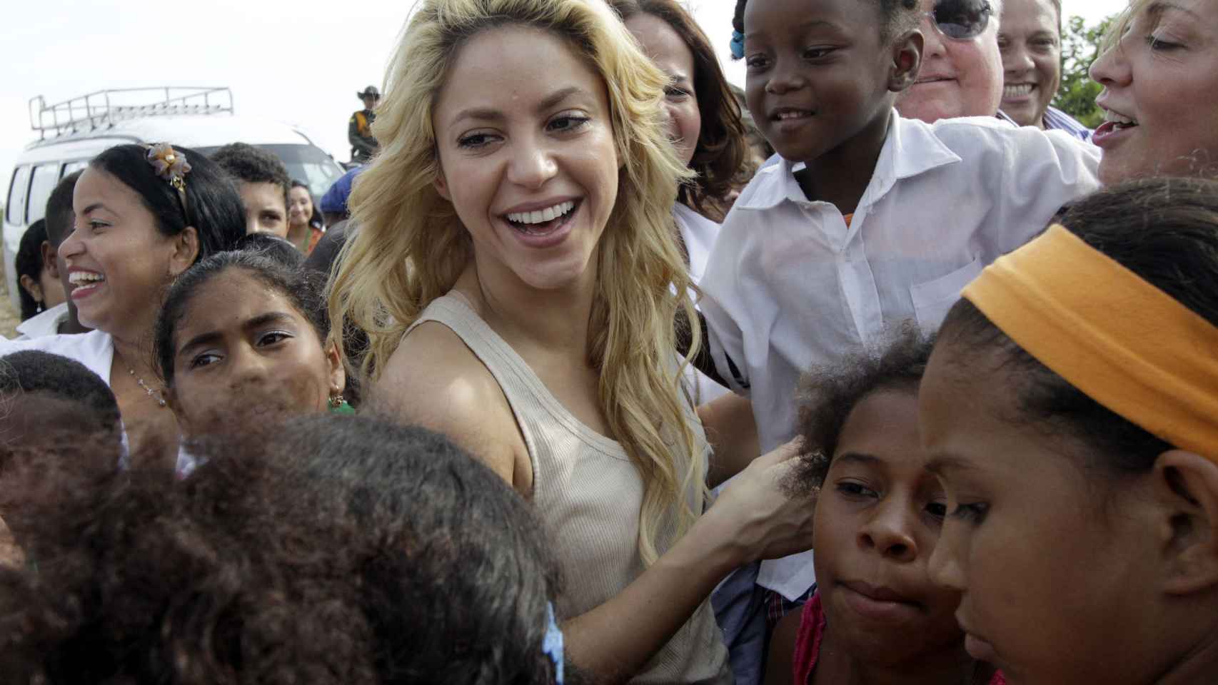 Shakira ha viajado a muchas zonas del tercer mundo