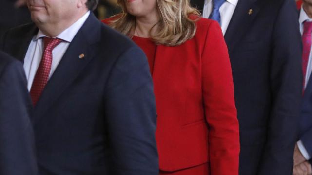 Susana Díaz en el Palacio Real.