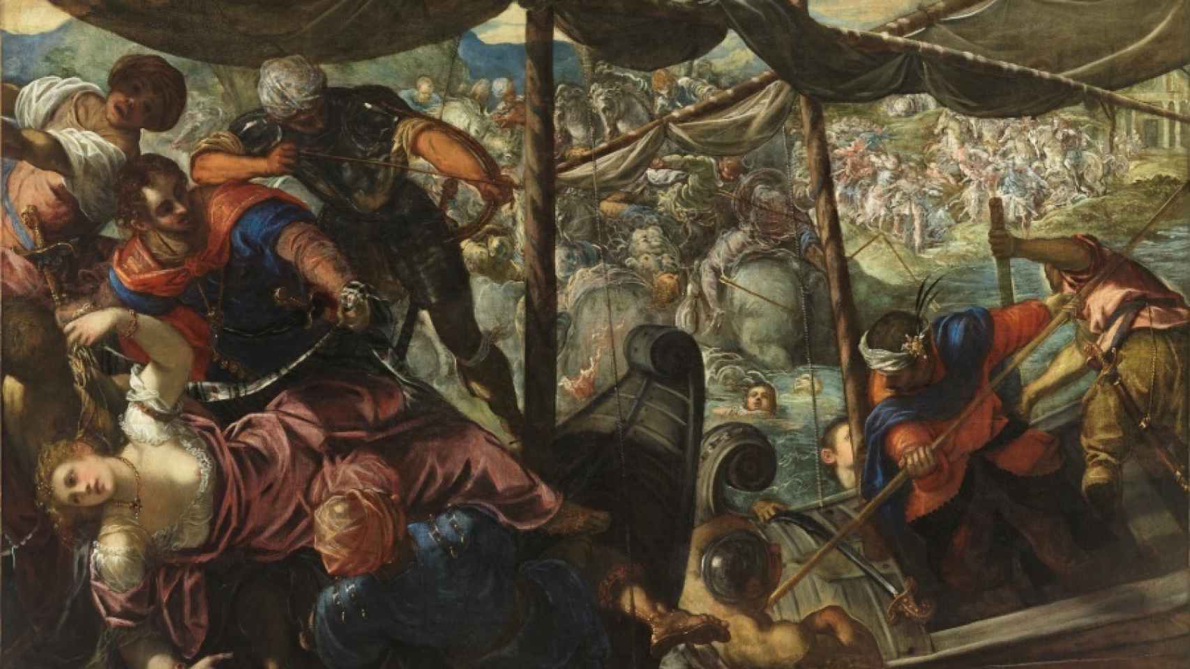 El rapto de Helena, de Tintoretto.