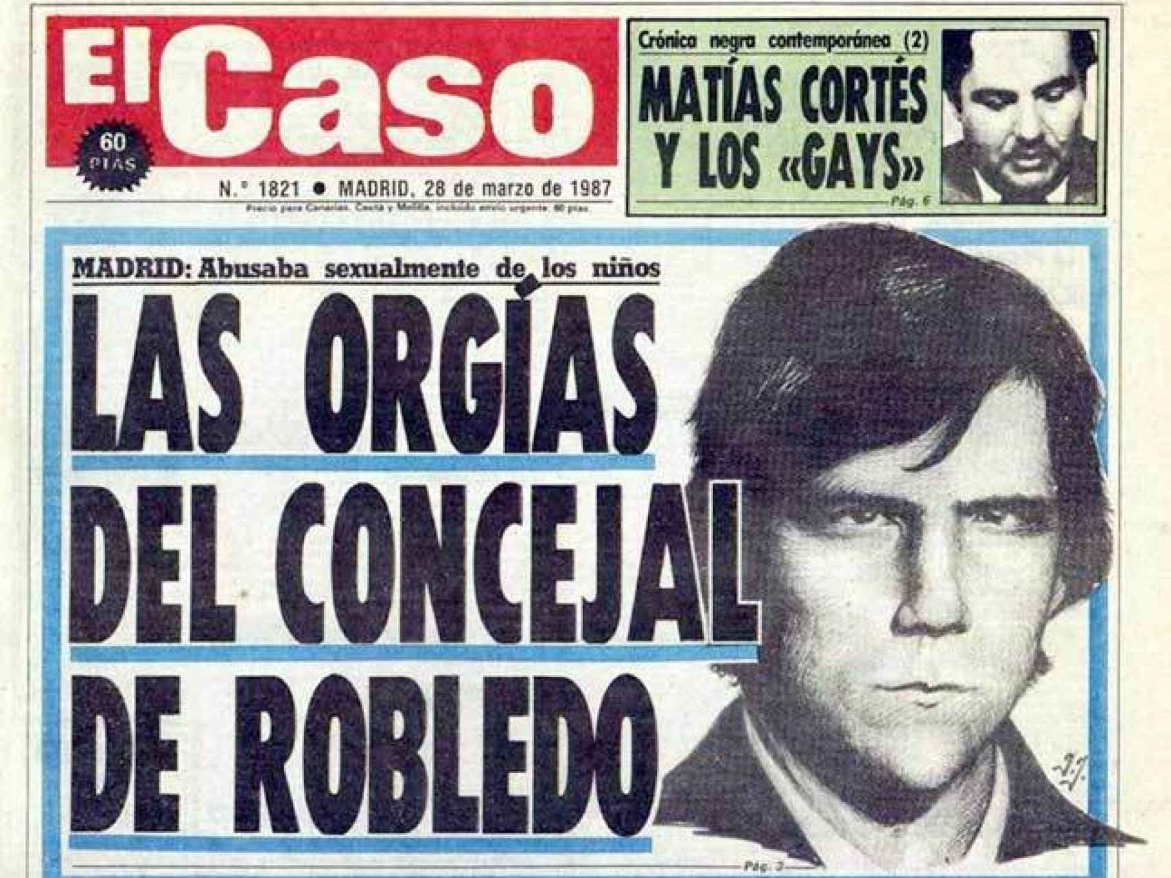 Una portada del periódico 'El Caso' de 1987.