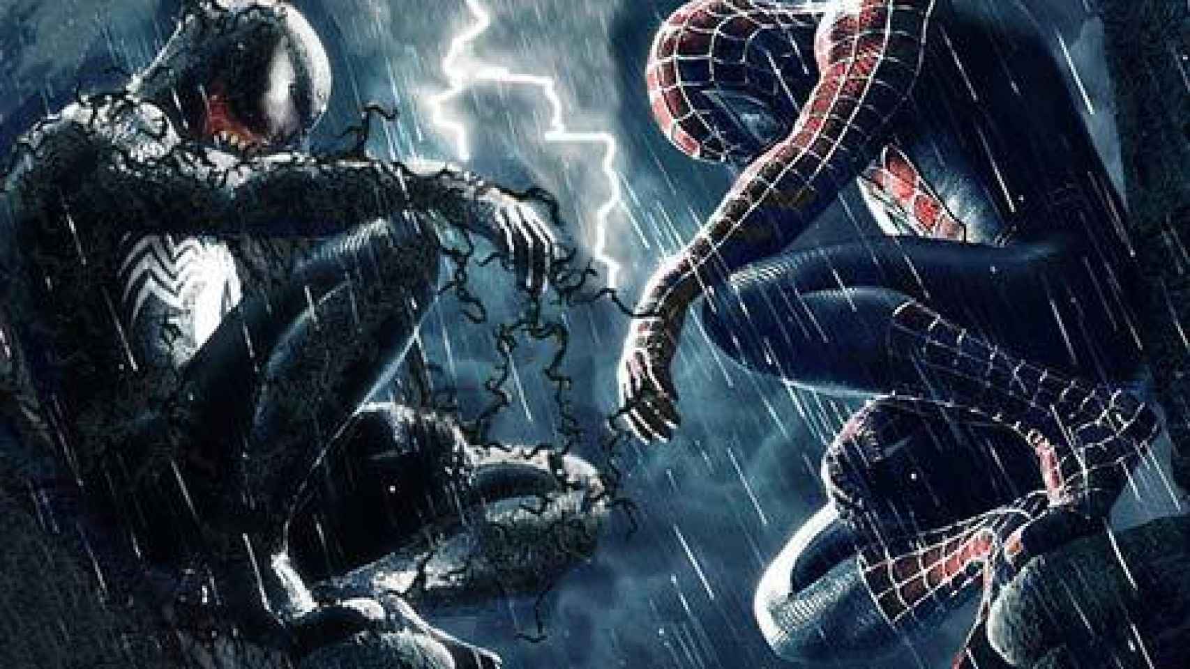 El maligno Venom frente a Spiderman.