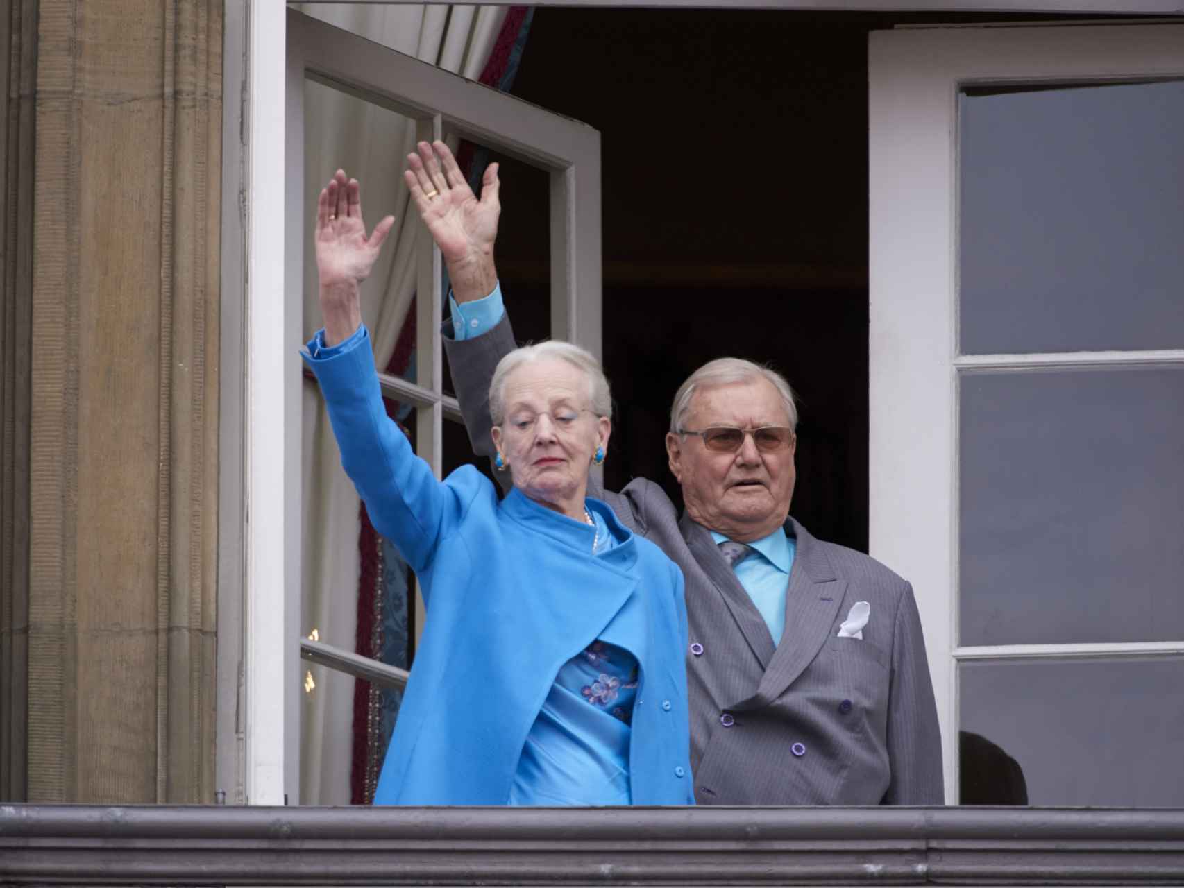 La reina Margarita de Dinamarca y su esposo Enrique, ya jubilado.