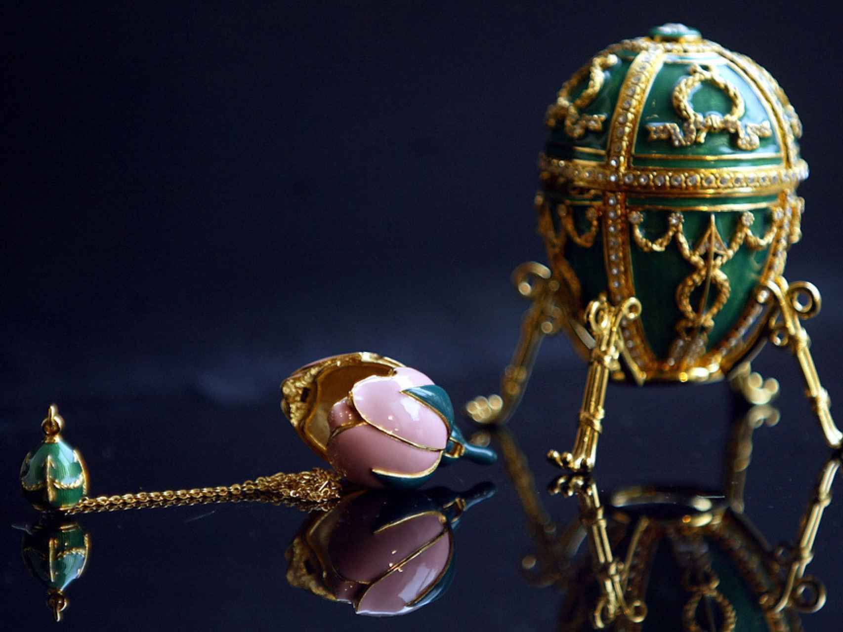 Uno de los famosos huevos de Fabergé.