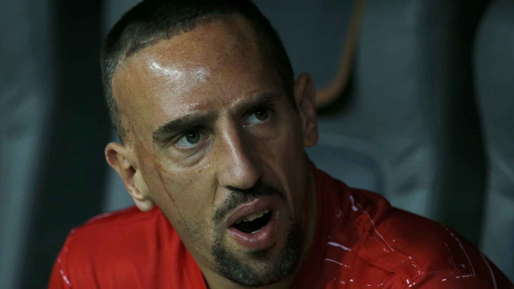 Ribéry, en un partido del Bayern.