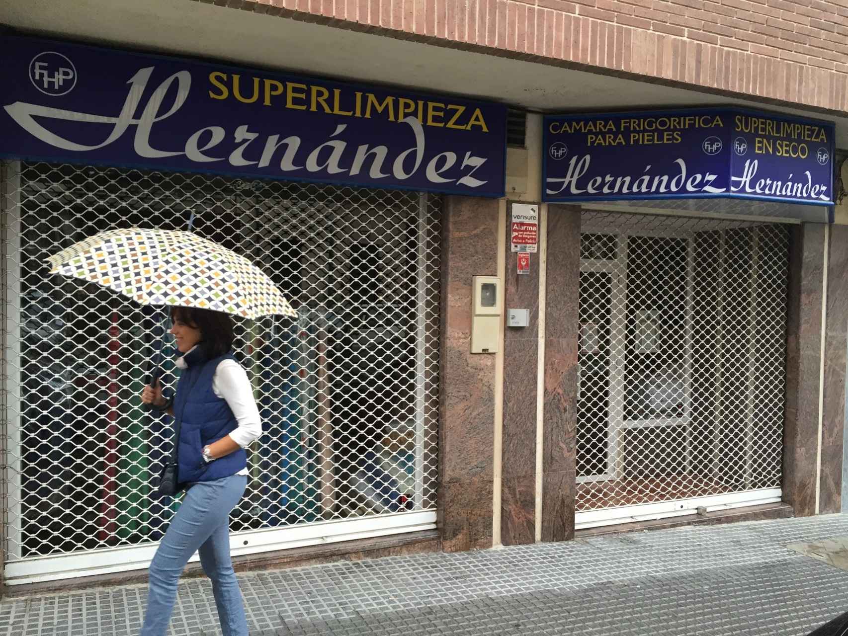 La tintorería Hernández, en Martos.