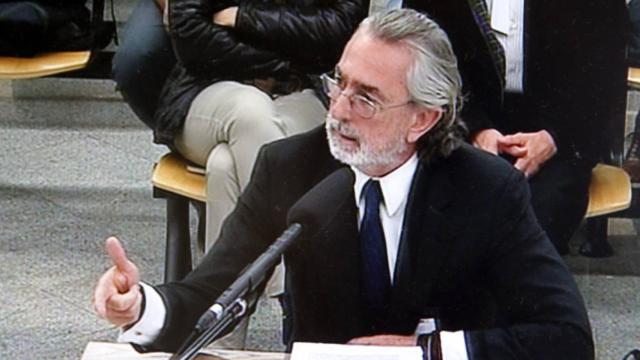 Francisco Correa durante su declaración en el juicio