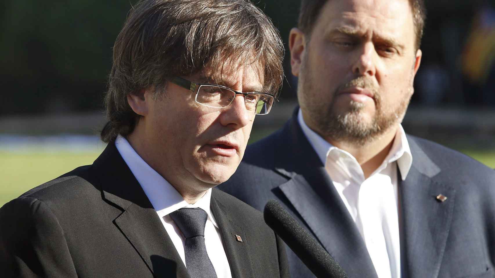 Puigdemont con Junqueras en una imagen reciente