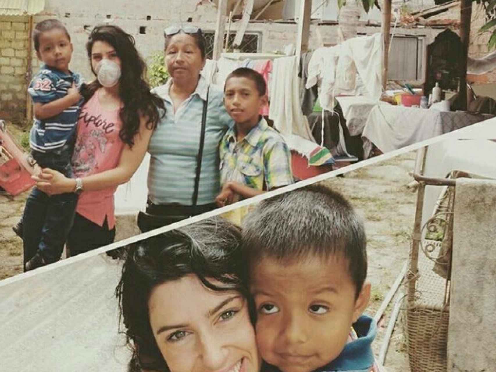 La periodista Alba R. Santos en su viaje a Ecuador.