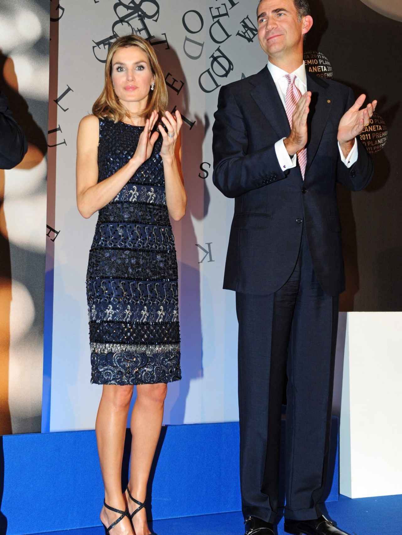 Felipe y Letizia en los Planeta en 2011