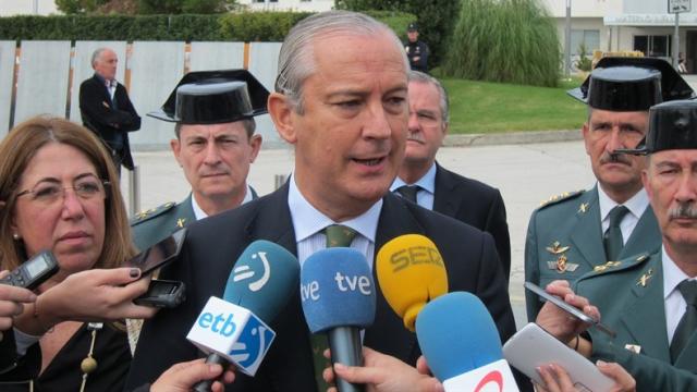 Fernández de Mesa, en un acto como director general de la Guardia Civil.