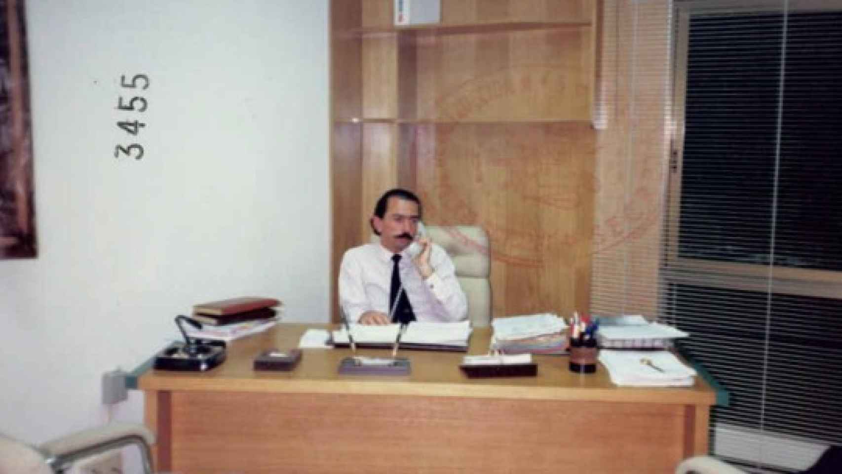 Francisco Correa en su despacho de la firma Wagon-Lits.