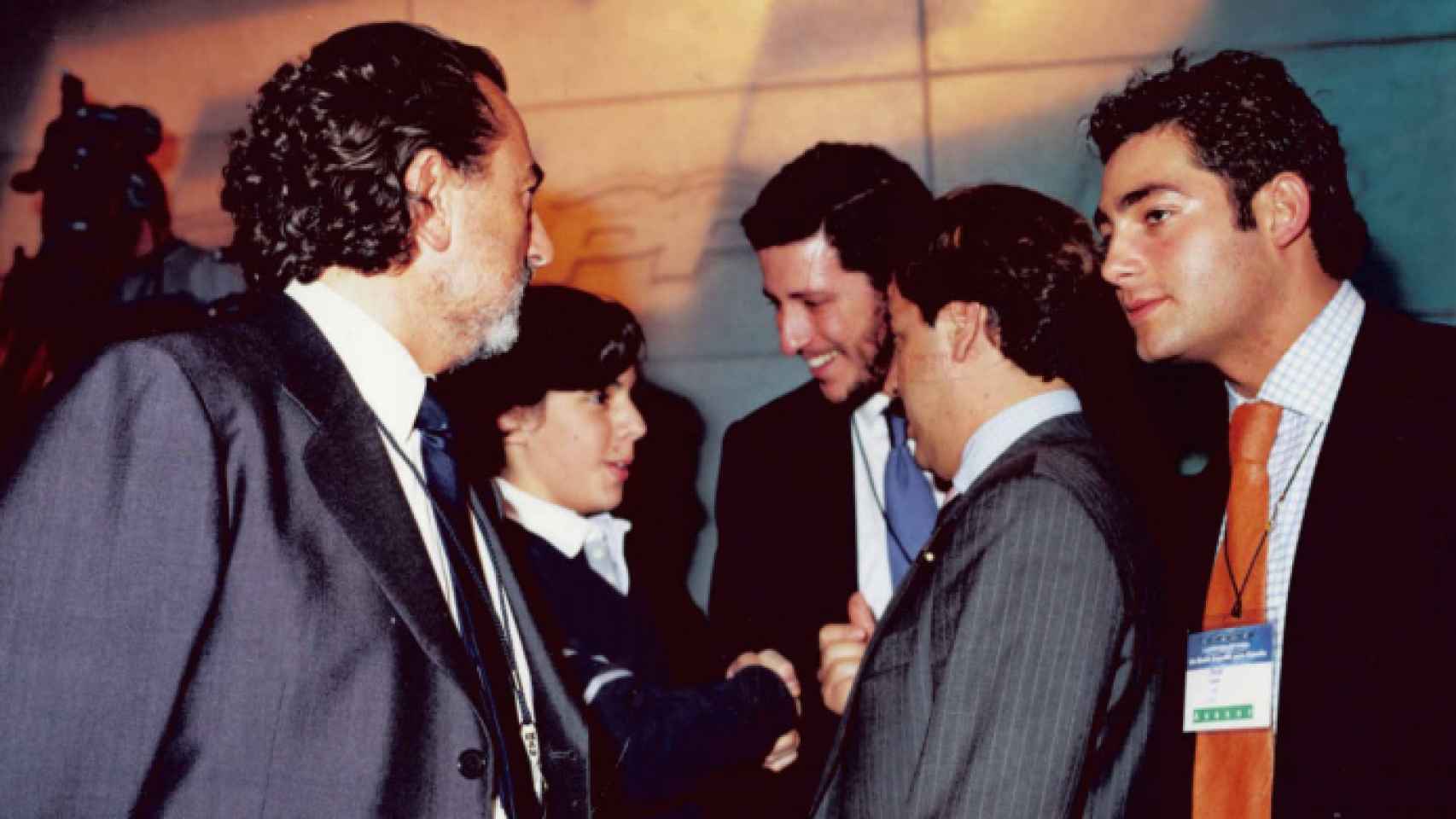 Francisco Correa junto a uno de los hijos de josé María Aznar.