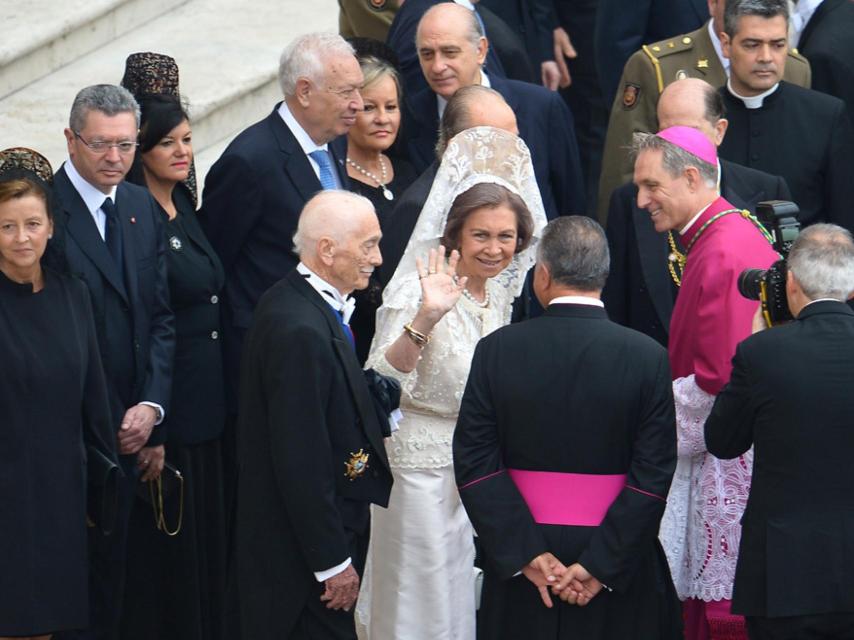 Jorge Fernández, en la canonización de los Papas Juan XXIII y Juan Pablo II