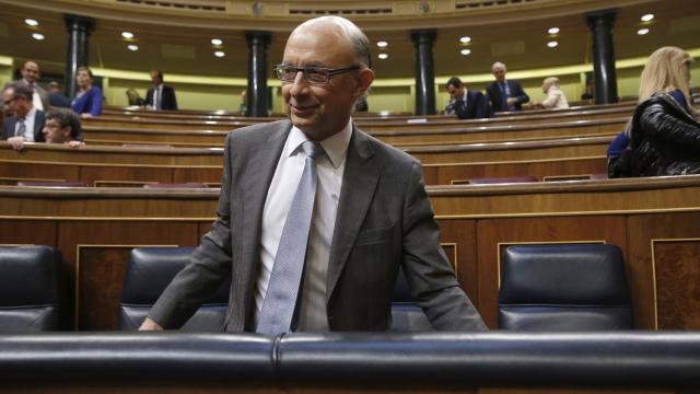 El ministro en funciones, Cristóbal Montoro.