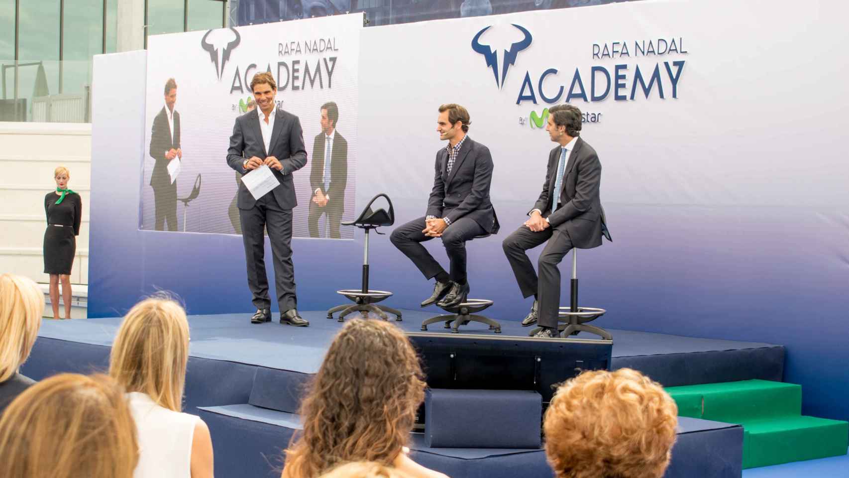 Las mejores imágenes de la presentación de la academia de Rafael Nadal