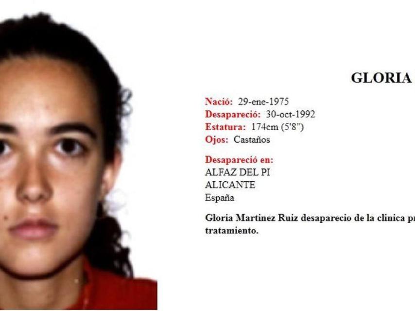 Gloria Martínez, desaparecida.