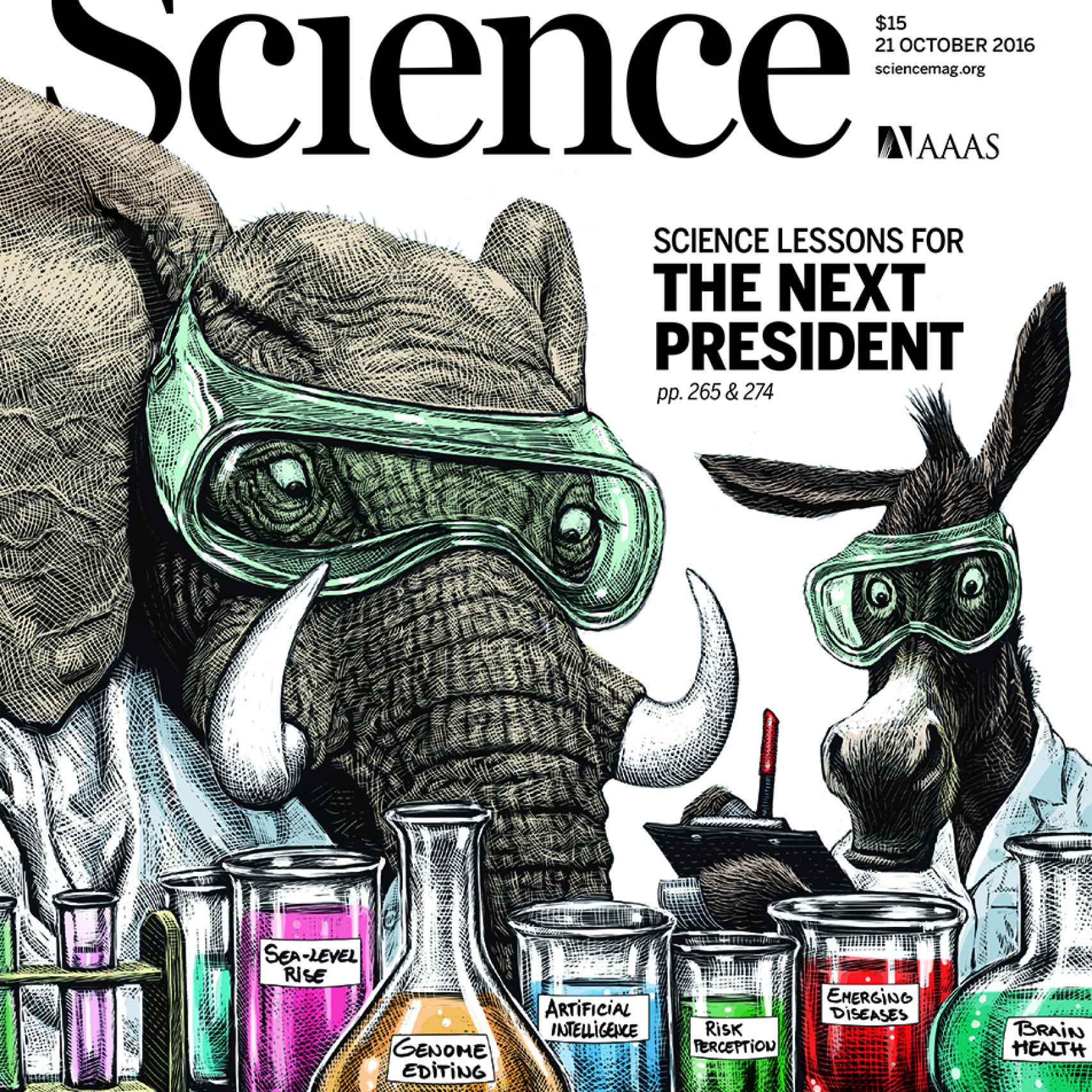 La portada del último número de Science.