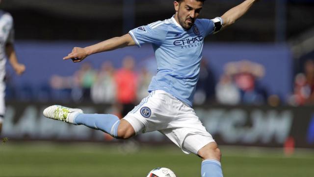 David Villa, con el New York City.