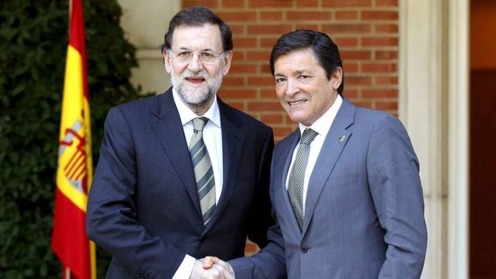 Rajoy recibió al presidente asturiano en Moncloa en 2012.