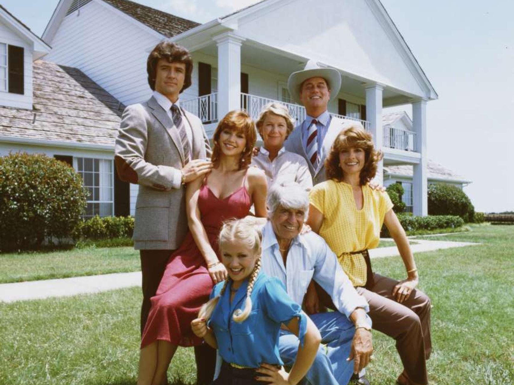 La familia Ewing, protagonistas de Dallas.