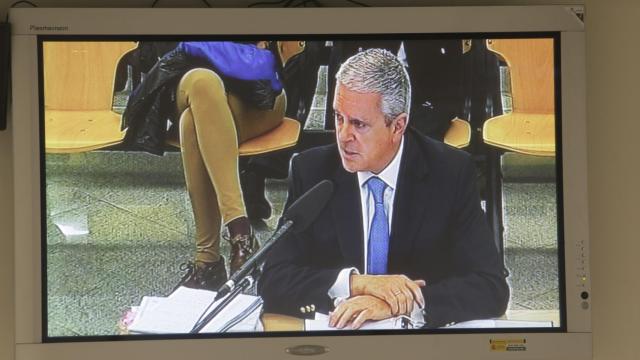 Pablo Crespo declarando en el juicio por el caso Gürtel.